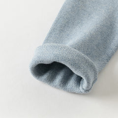 Dave&Bella Toddler Boys Winter Breathable Cotton Turtle Blue Pullover Sweaters Tops