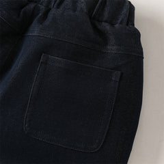 Dave&Bella Toddler Girls Winter Cool Navy Blue Lightweight Windproof Down Pants