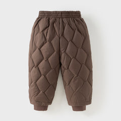 Dave&Bella Toddler Girls/Boys Winter Versatile Cozy Down Pants