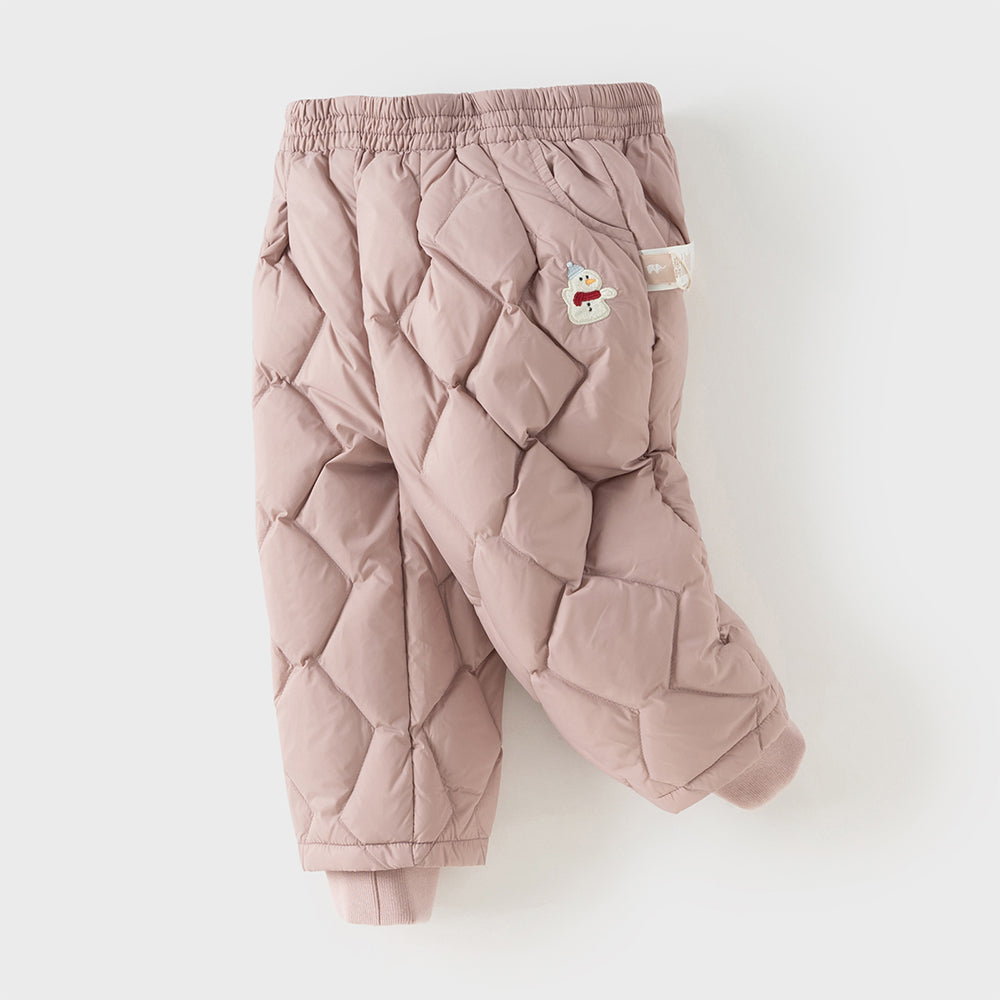 Dave&Bella Toddler Girls/Boys Winter Versatile Cozy Down Pants