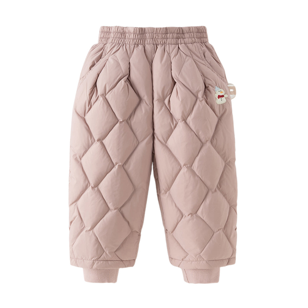Dave&Bella Toddler Girls/Boys Winter Versatile Cozy Down Pants