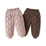 Dave&Bella Toddler Girls/Boys Winter Versatile Cozy Down Pants