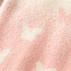 Dave&Bella Toddler Girls Sweet Pink Turtle Long-sleeved Soft Sweaters Tops