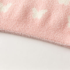 Dave&Bella Toddler Girls Sweet Pink Turtle Long-sleeved Soft Sweaters Tops