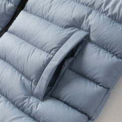 Dave&Bella Kids Boys Winter Blue Cozy Outwear Windproof Hooded Down Coats