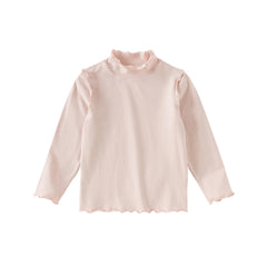 Dave&Bella Kids Girls Winter Multicolor Cotton Long Sleeve T-shirts Tops