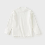 Dave&Bella Kids Girls Multi-color Cotton Long Sleeve T-shirts Tops