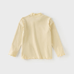 Dave&Bella Kids Girls Winter Multicolor Cotton Long Sleeve T-shirts Tops