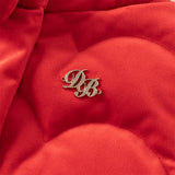 Dave&Bella Toddler Girls Winter Christmas Red Turtle Outdoor Windproof Warm Down Coats