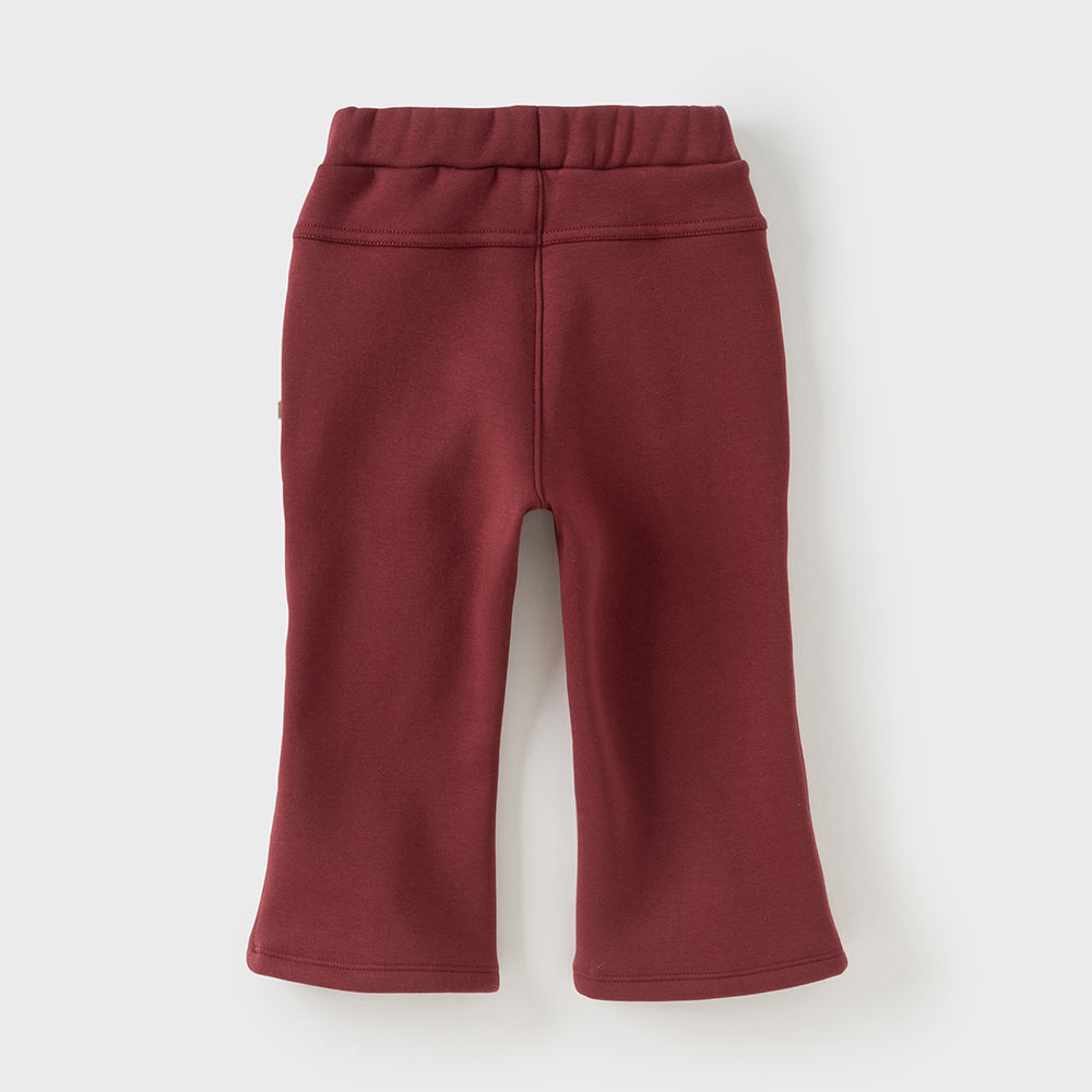 Dave&Bella Toddler Girls Red/Denim BlueCasual Straight-leg Soft Pants