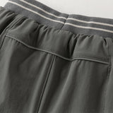 Dave&Bella Toddler Boys Casual Purple/Dark Grey Loose Padded Pants