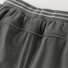 Dave&Bella Toddler Boys Casual Purple/Dark Grey Loose Padded Pants