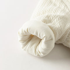 Dave&Bella Baby Boys College-style Yellow-white Plaid Warm Padded Indoor Rompers