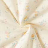 Dave&Bella Baby Girls Adorable Beige Floral Print Indoor Padded Rompers