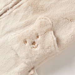 Dave&Bella Baby Girls/Boys Winter Casual Hooded Warm Plush One-Pieces Romper