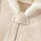 Dave&Bella Baby Girls/Boys Winter Casual Hooded Warm Plush One-Pieces Romper