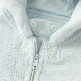 Dave&Bella Newborn Girls/Boys Soft Plush-lined Hooded Baby One-Pieces Romper