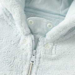 Dave&Bella Newborn Girls/Boys Winter Soft Plush-lined Hooded Baby One-Pieces Romper