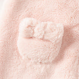 Dave&Bella Newborn Girls/Boys Soft Plush-lined Hooded Baby One-Pieces Romper