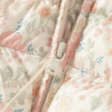 Dave&Bella Toddler Girls Adorable Pink Floral Outwear Padded Hooded Coats