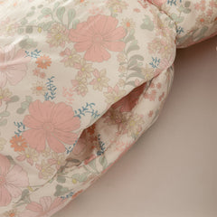 Dave&Bella Toddler Girls Winter Adorable Pink Floral Outwear Paddes Hooded Coats