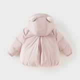 Dave&Bella Toddler Girls Winter Versatile Outwear Waterproof Warm Down Coats