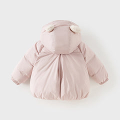Dave&Bella Toddler Girls Winter Versatile Outwear Waterproof Warm Down Coats