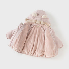 Dave&Bella Toddler Girls Winter Versatile Outwear Waterproof Warm Down Coats