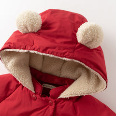 Dave&Bella Toddler Girls Winter Versatile Outwear Waterproof Warm Down Coats