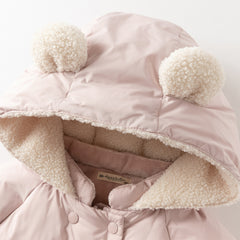 Dave&Bella Toddler Girls Winter Versatile Outwear Waterproof Warm Down Coats