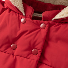 Dave&Bella Toddler Girls Winter Versatile Outwear Waterproof Warm Down Coats