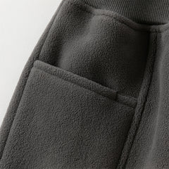 Dave&Bella Toddler Girls/Boys Autumn Cozy Fleece Drawstring Sweatpants