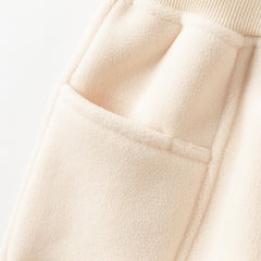 Dave&Bella Toddler Girls/Boys Autumn Cozy Fleece Drawstring Sweatpants