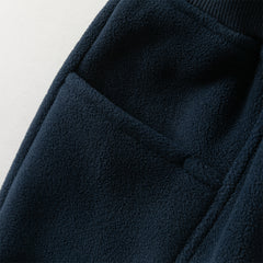 Dave&Bella Toddler Girls/Boys Autumn Cozy Fleece Drawstring Sweatpants