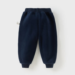 Dave&Bella Toddler Girls/Boys Autumn Cozy Fleece Drawstring Sweatpants