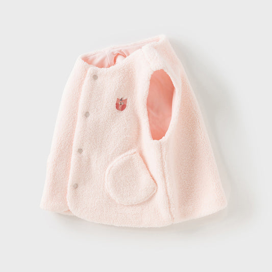 Dave&Bella Toddler Girls/Boys Autumn Soft Versatile Fleece Vest Tops