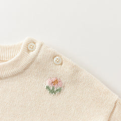 Dave&Bella Toddler Girls Winter Sweet Apricot Soft Sweaters Tops