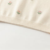 Dave&Bella Toddler Girls Sweet Apricot Soft Sweaters Tops
