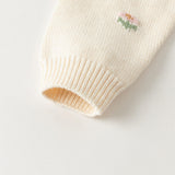 Dave&Bella Toddler Girls Sweet Apricot Soft Sweaters Tops