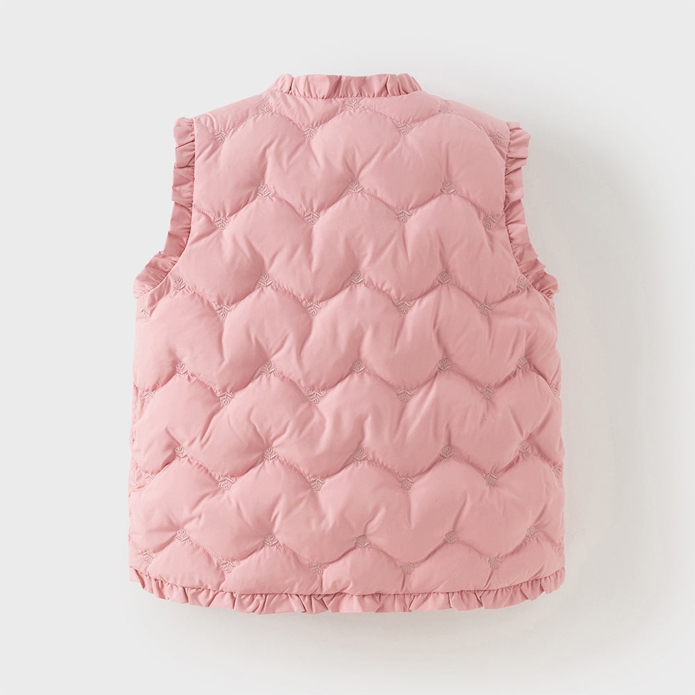 Dave&Bella Kids Girls Winter Pink/Purple Warm Outwear Down Vests