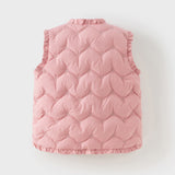 Dave&Bella Kids Girls Winter Pink/Purple Warm Outwear Down Vests