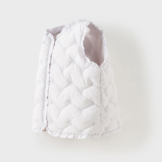 Dave&Bella Kids Girls Autumn Warm Outwaer Down Vest Tops