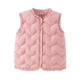 Dave&Bella Kids Girls Winter Pink/Purple Warm Outwear Down Vests