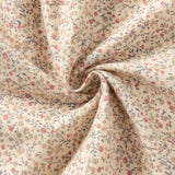 Dave&Bella Toddler Girls Charming Khaki Floral Print A-line Princess Dress(wallet bag)