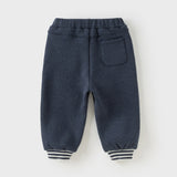 Dave&Bella Toddler Boys Outdoor Activities Drawstring Loose Sports Pants