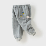 Dave&Bella Toddler Boys Outdoor Activities Drawstring Loose Sports Pants