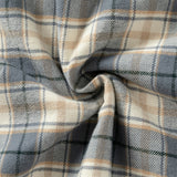 Dave&Bella Kids Boys Blue Grey Plaid Casual Padded Shirts Tops
