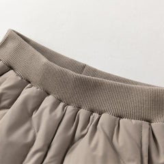 Dave&Bella Toddler Boys Winter Outdoor Cozy Adjustable-waistband Down Pants