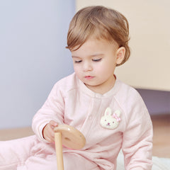 Dave&Bella Baby Girls/Boys Yellow/pink Long-sleeved Soft Padded Rompers