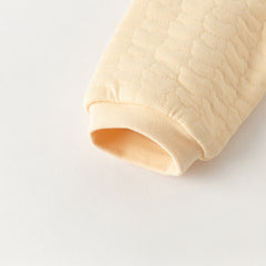 Dave&Bella Baby Girls/Boys Yellow/pink Long-sleeved Soft Padded Rompers